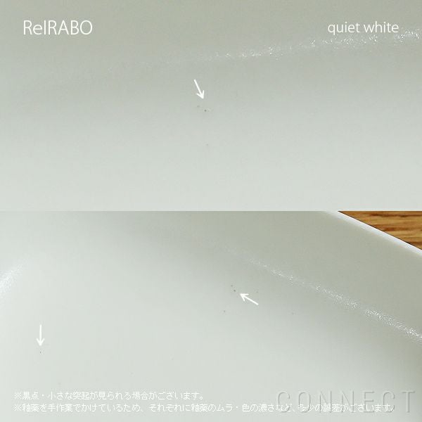yumiko iihoshi porcelain （イイホシユミコ） ReIRABO（リイラボ） ラウンドプレート Mサイズ〈quiet white〉