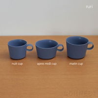 yumiko iihoshi porcelain （イイホシユミコ） unjour （アンジュール） apres-midi カップ ルリ