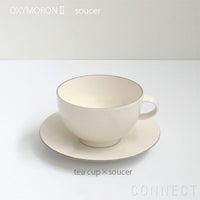 yumiko iihoshi porcelain （イイホシユミコ） OXYMORONⅡ（オクシモロン2）ソーサー グレーライン