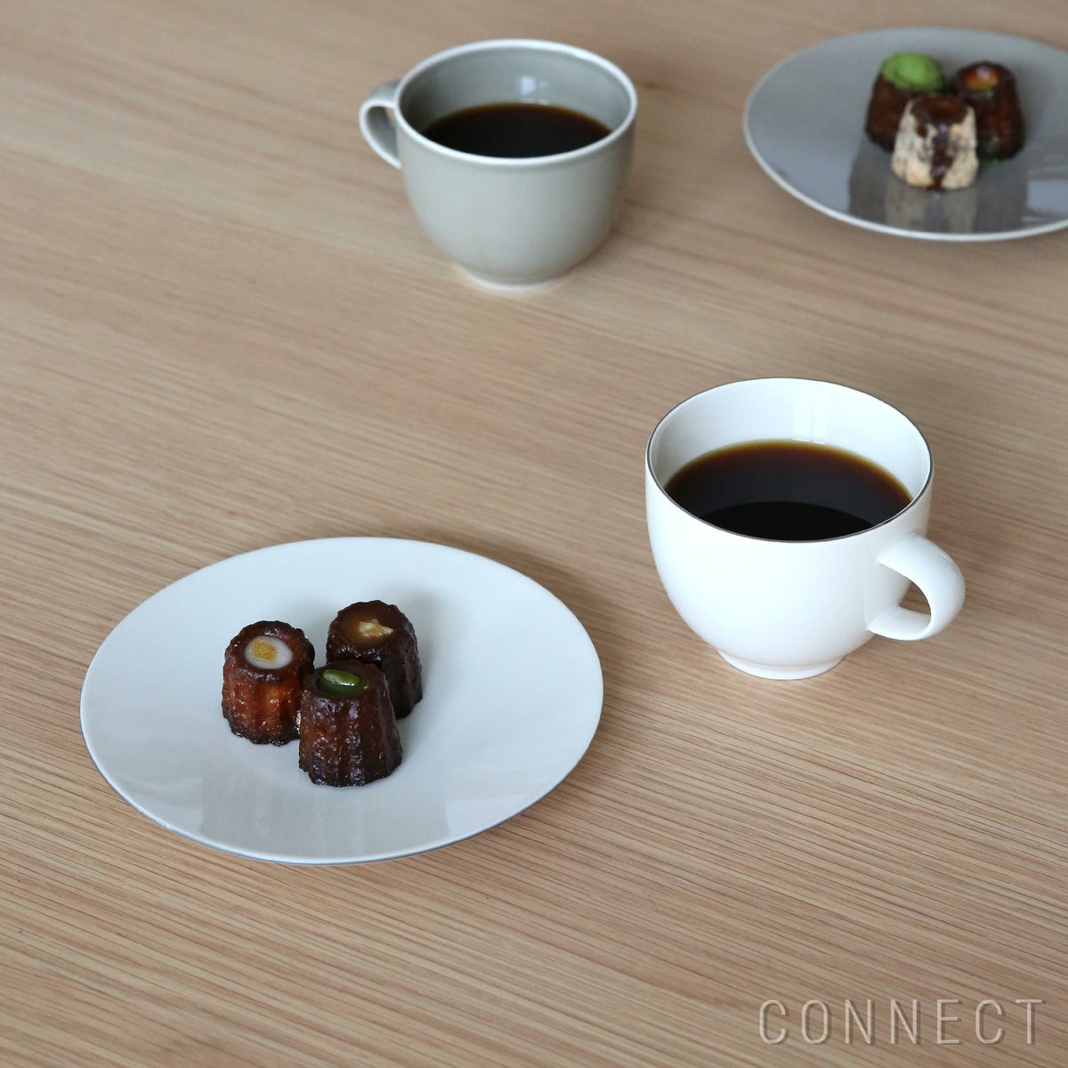 yumiko iihoshi porcelain （イイホシユミコ） OXYMORONⅡ（オクシモロン2）ソーサー グレーライン