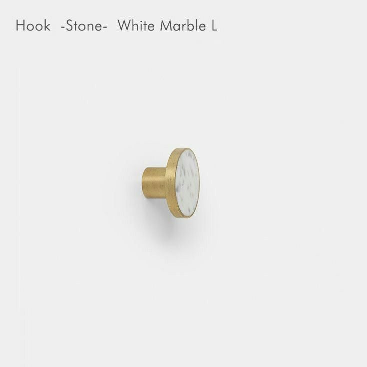 ferm LIVING （ファームリビング）/ Hook  -Stone-  White Marble L / フック