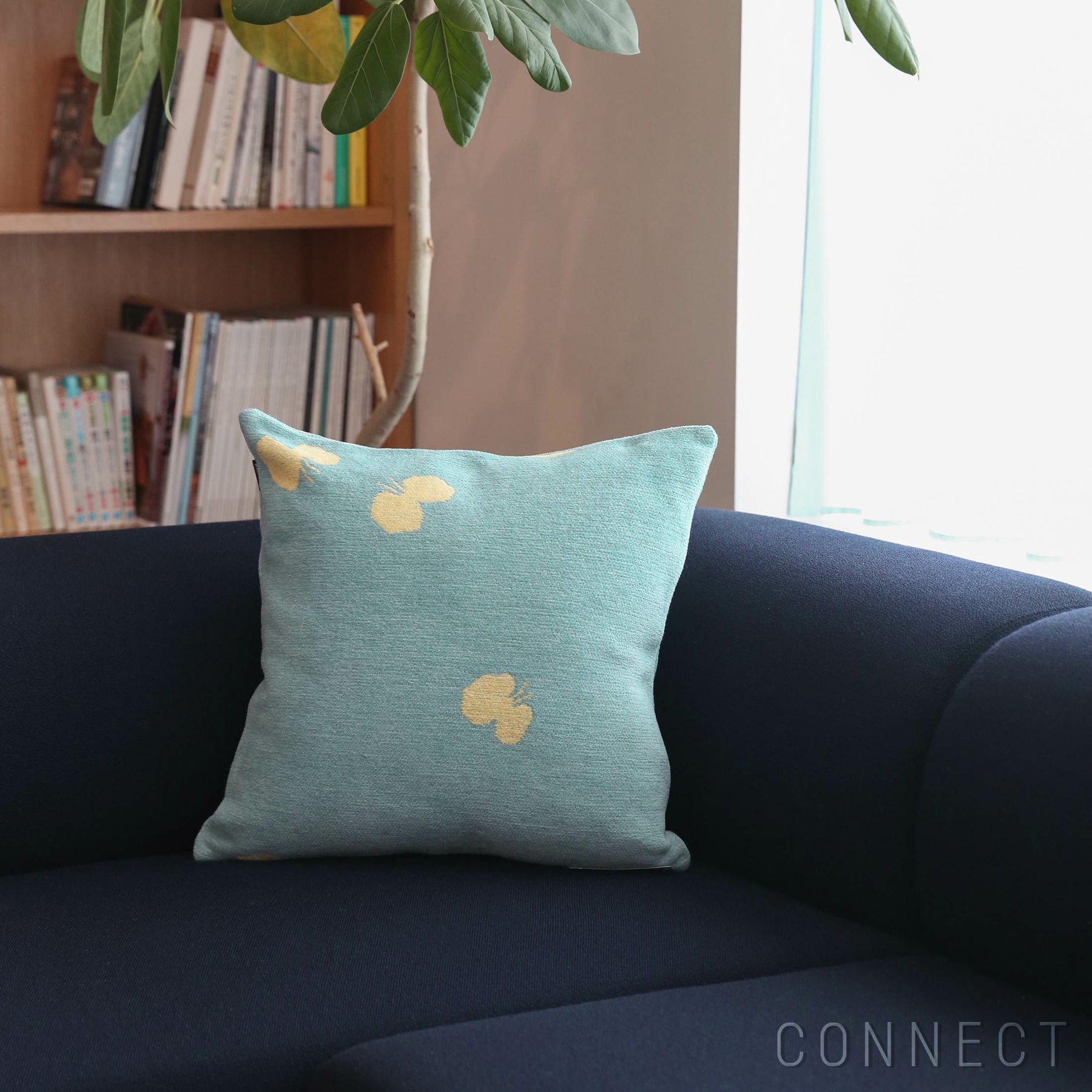 KLIPPAN（クリッパン）×mina perhonen（ミナ ペルホネン） CHOUCHO シュニールコットン クッションカバー 45×45cm