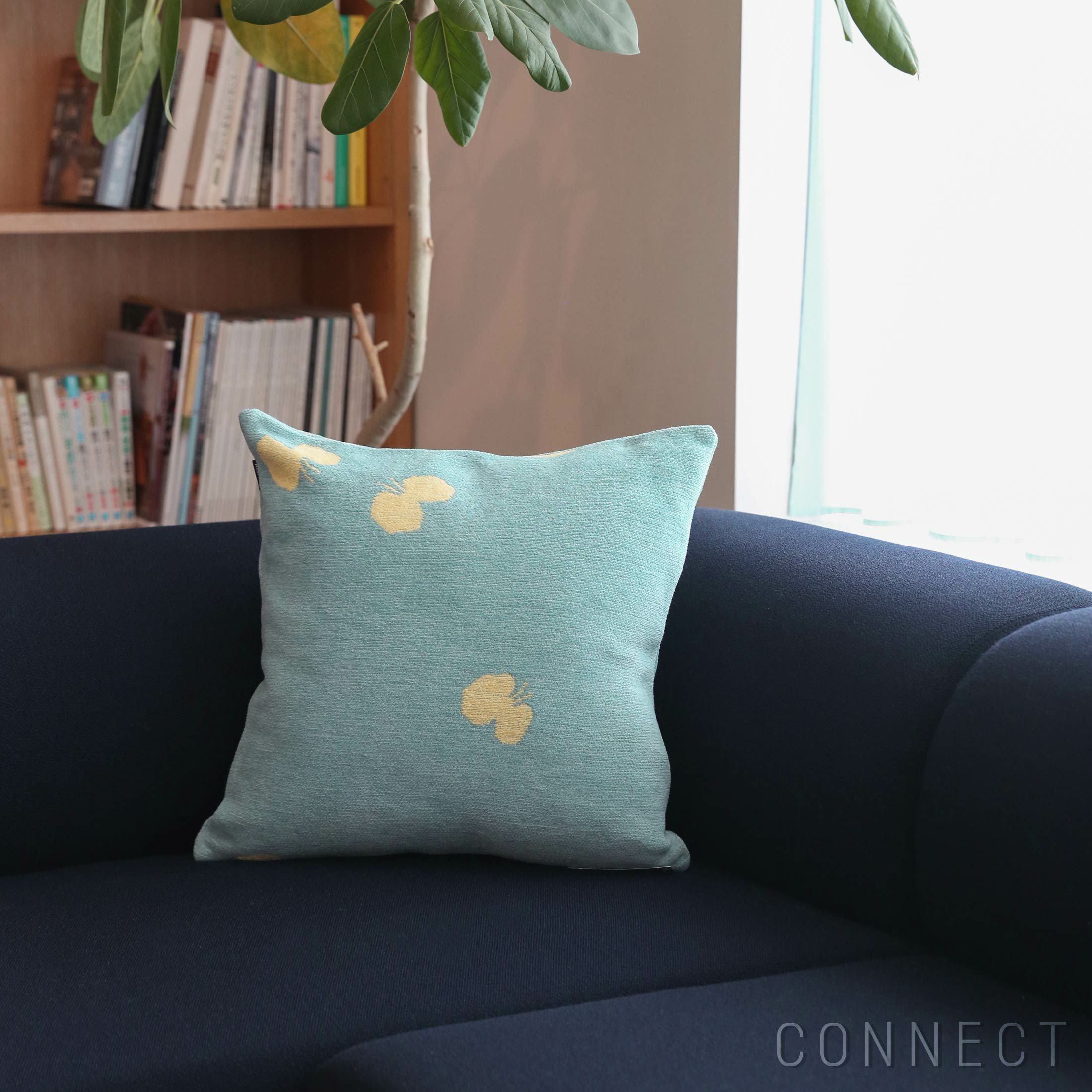 KLIPPAN（クリッパン）×mina perhonen（ミナ ペルホネン） CHOUCHO シュニールコットン クッションカバー 45×45cm