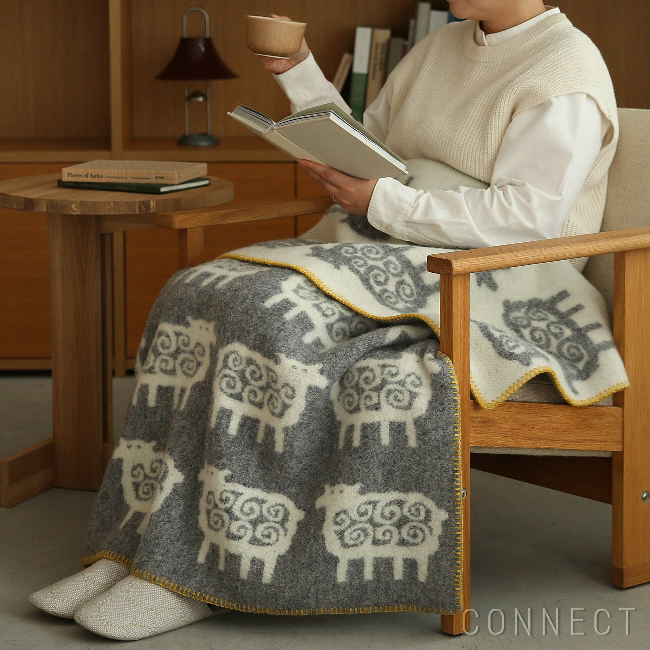 KLIPPAN（クリッパン） ウールブランケット〈ベングトのヒツジ