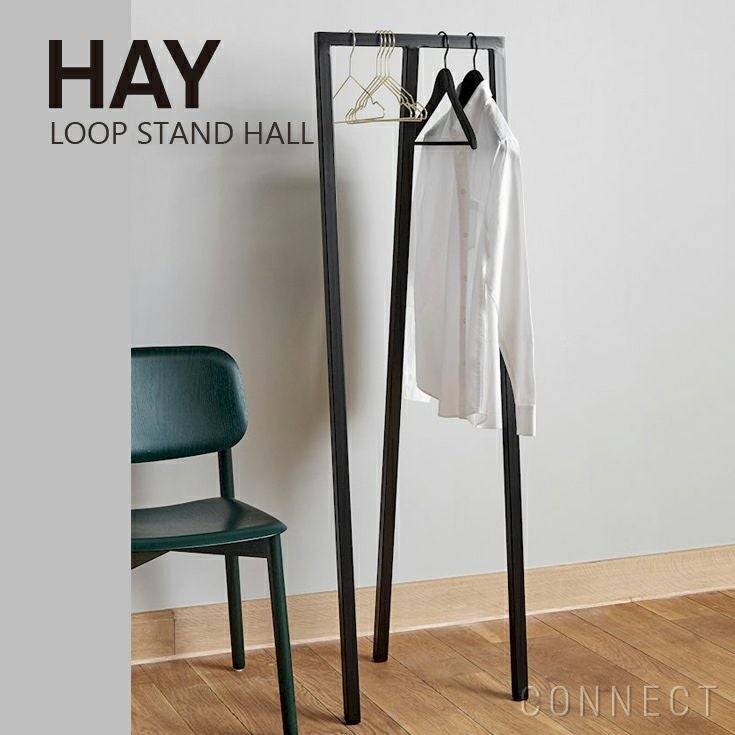 HAY（ヘイ） / LOOP STAND HALL（ハンガーラック） / ブラック | CONNECT