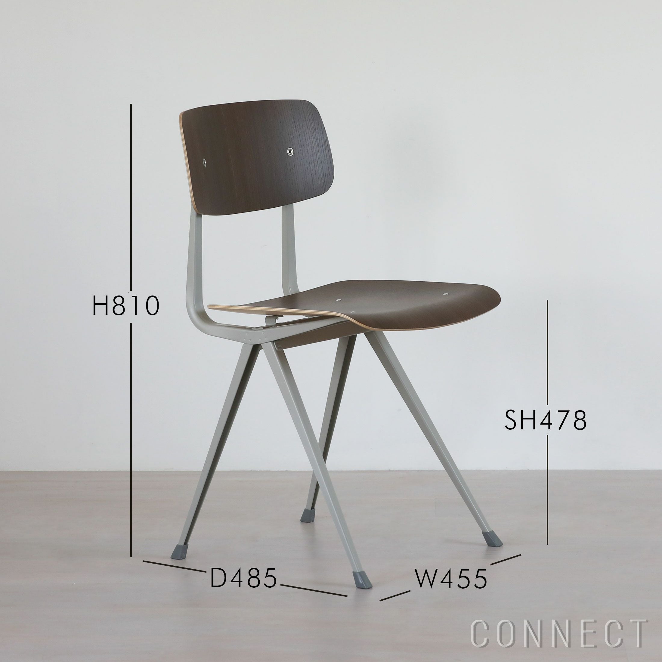 HAY（ヘイ） / RESULT CHAIR（チェア） / Beige Frame / スモーク