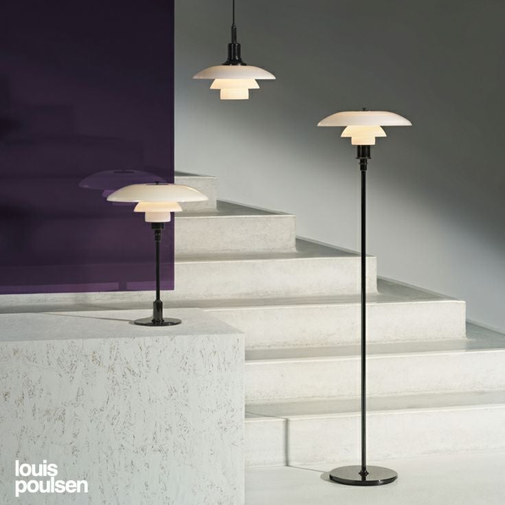 Louis Poulsen(ルイスポールセン)/　PH 3 1/2-2 1/2 Table グラス ブラック・メタライズド