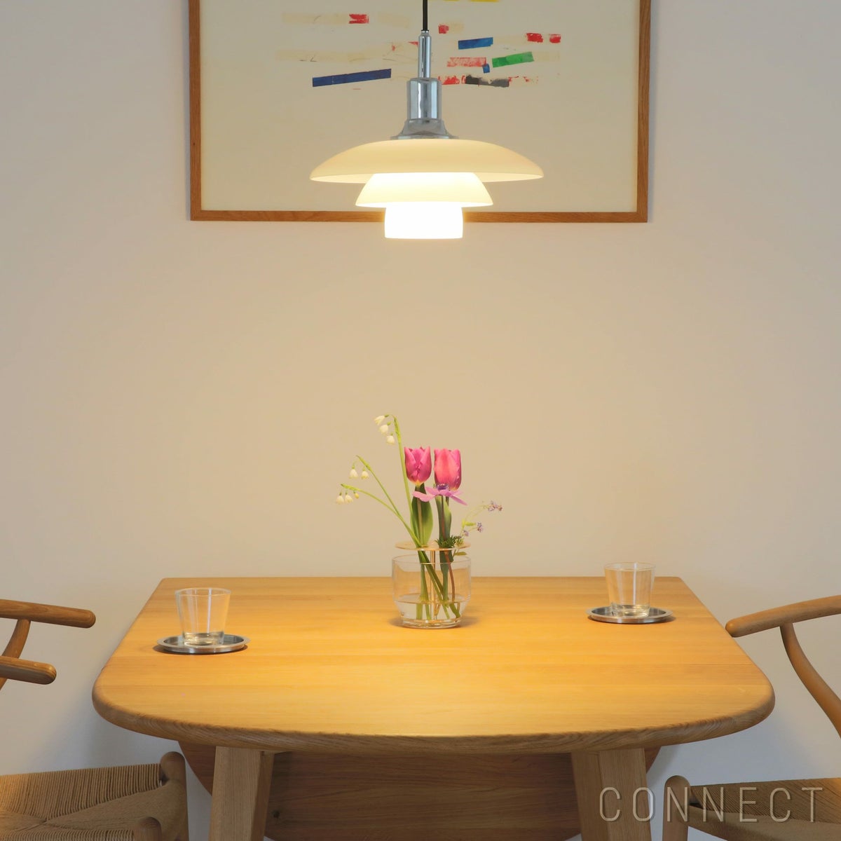 louis poulsen(ルイスポールセン)/　PH3 1/2-3  グラス　Pendant　シルヴァー・クローム