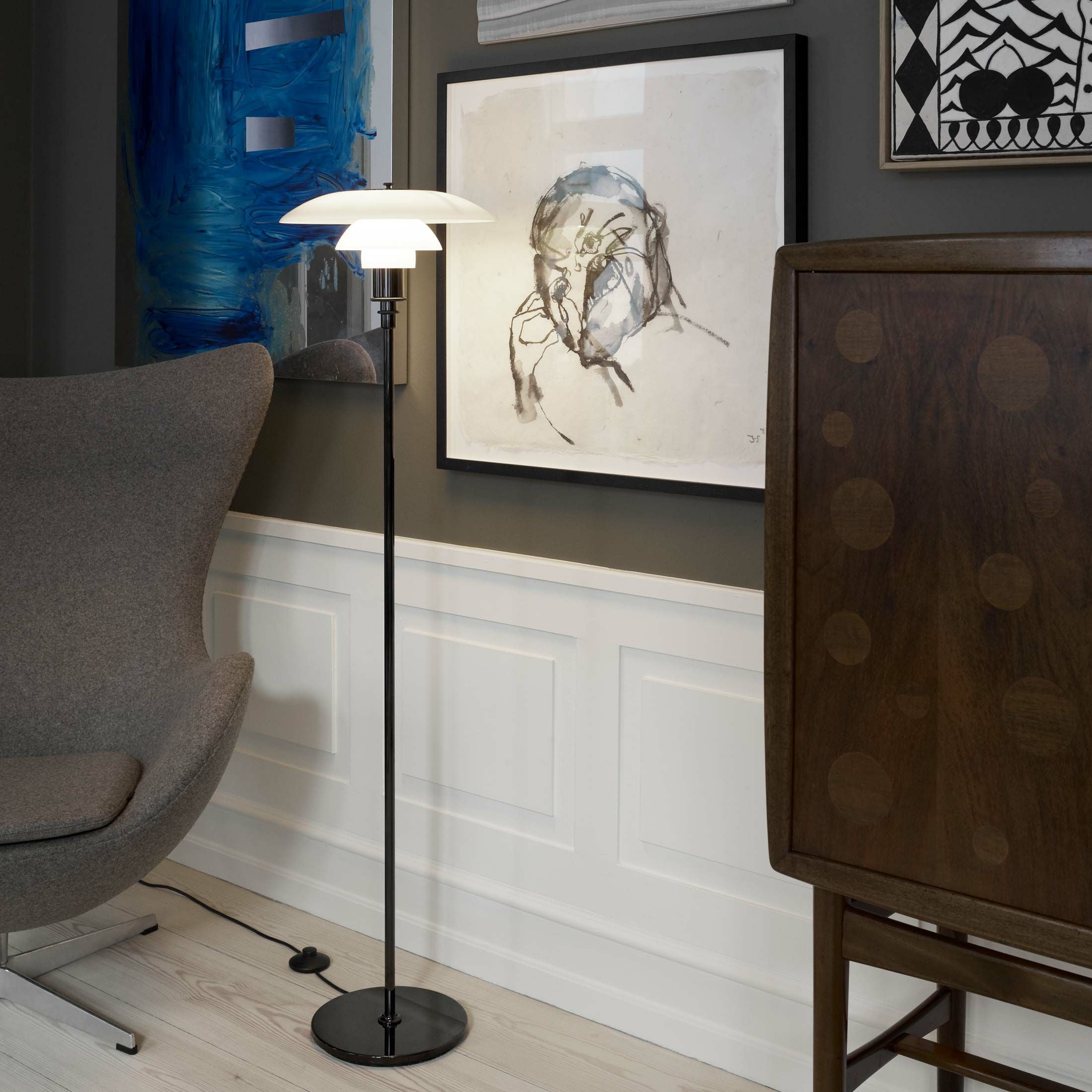 Louis Poulsen(ルイスポールセン) PH 3 1/2-2 1/2 Floor ブラック