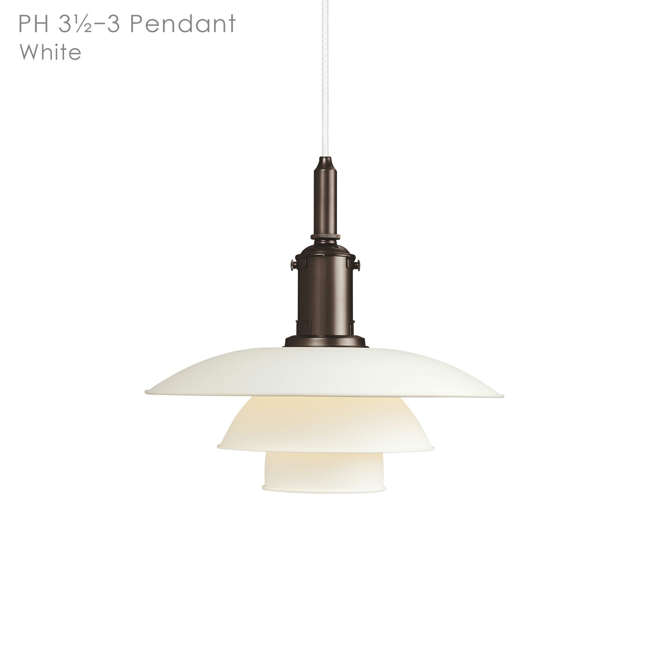 Louis Poulsen（ルイスポールセン） / PH 3 1/2-3 Pendant / ホワイト