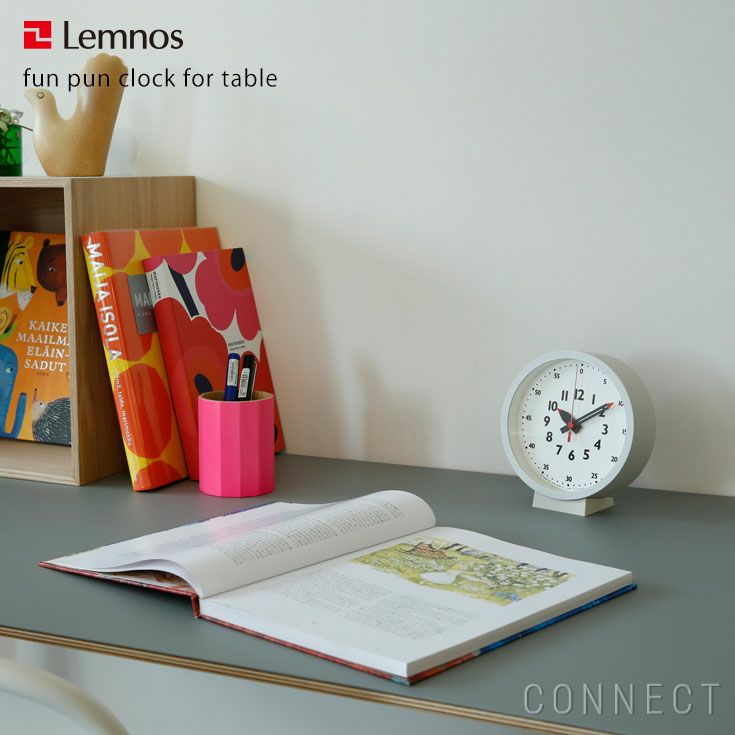 ポイント10倍】Lemnos（レムノス） / fun pun clock for table（ふん