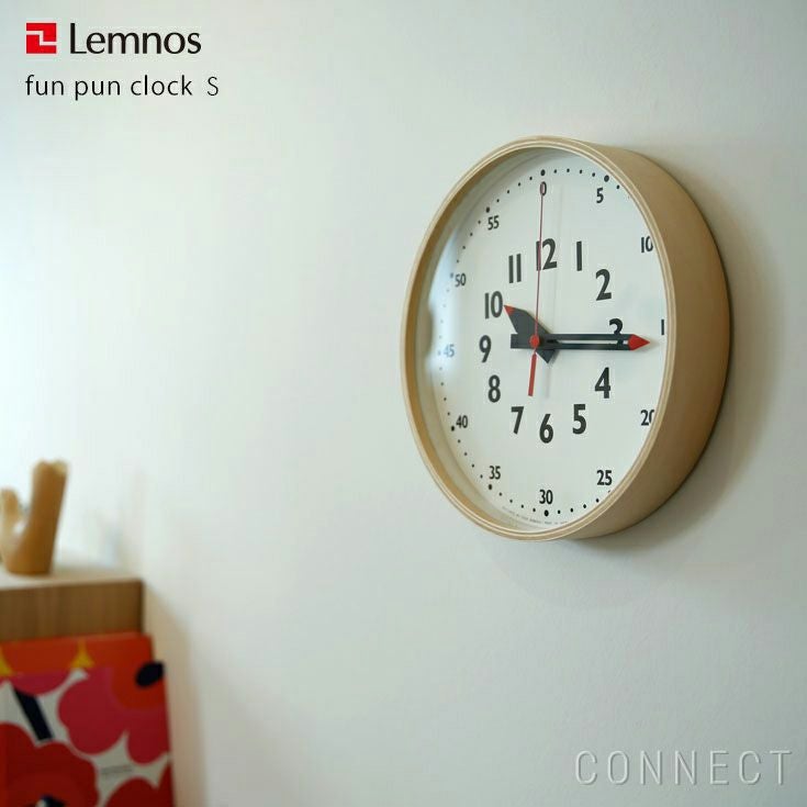 LEMNOS ( レムノス ) /fun pun clock S ( ふんぷんくろっく) 掛け時計 S