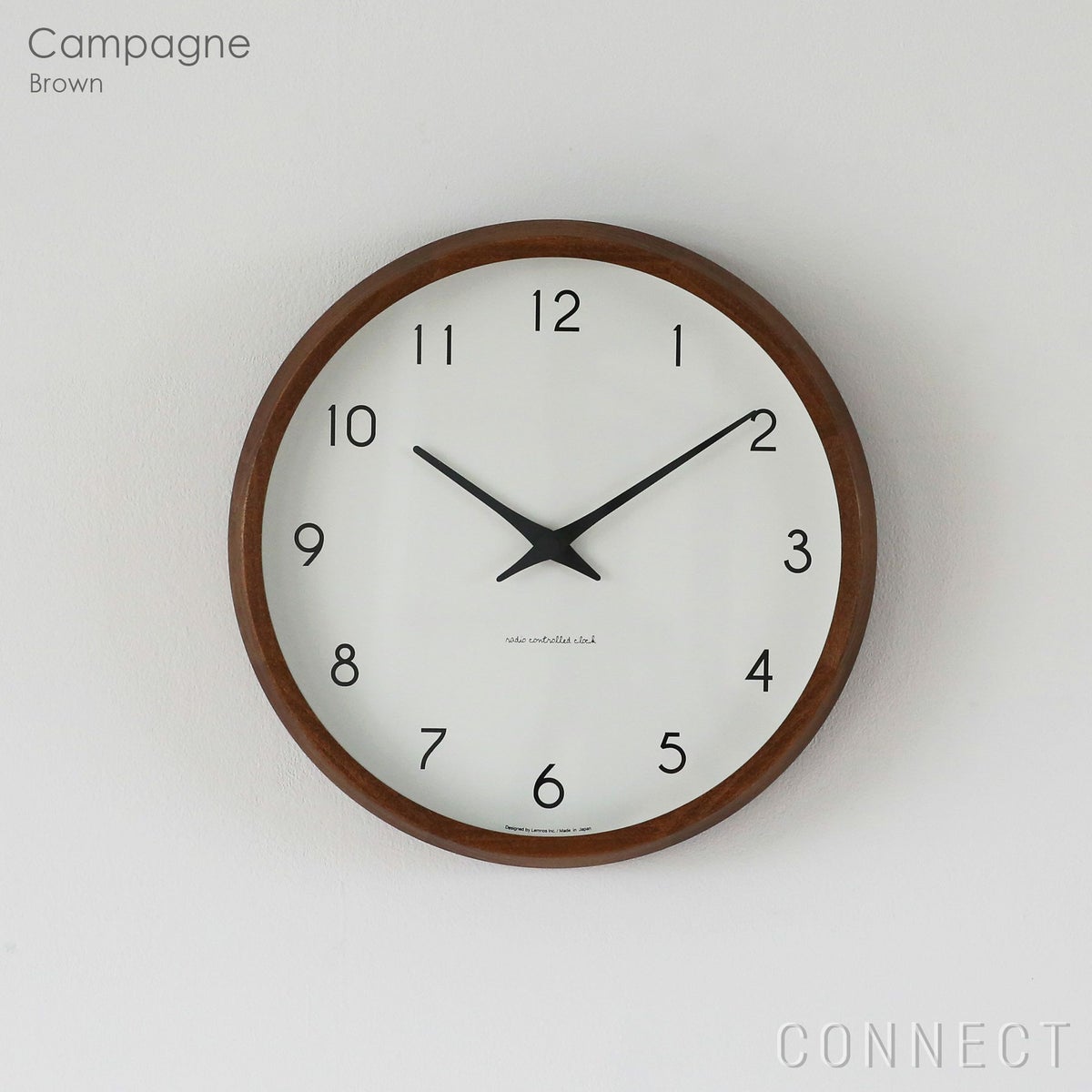 LEMNOS(レムノス)/Campagne(カンパーニュ）　電波時計、掛時計