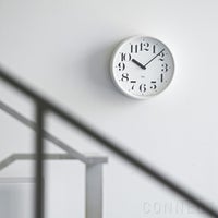 LEMNOS(レムノス)/　Riki Steel Clock(リキスティールクロック) 　電波時計 太字 ホワイト