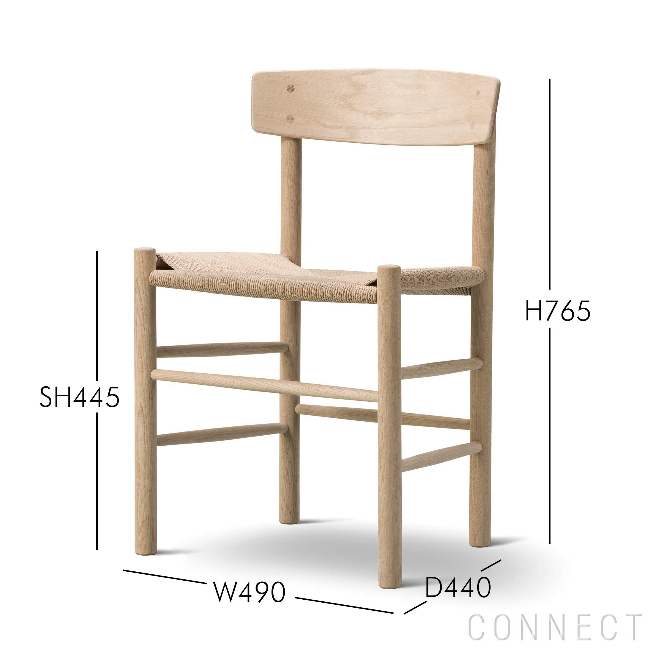 FREDERICIA｜J39 シェーカーチェア オーク材・ソープフィニッシュ