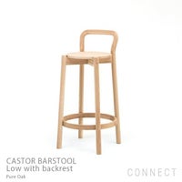 Karimoku New Standard（カリモク ニュースタンダード） / CASTOR BARSTOOL Low with backrest（キャストールバースツール ロー ウィズ バックレスト）
