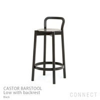 Karimoku New Standard（カリモク ニュースタンダード） / CASTOR BARSTOOL Low with backrest（キャストールバースツール ロー ウィズ バックレスト）