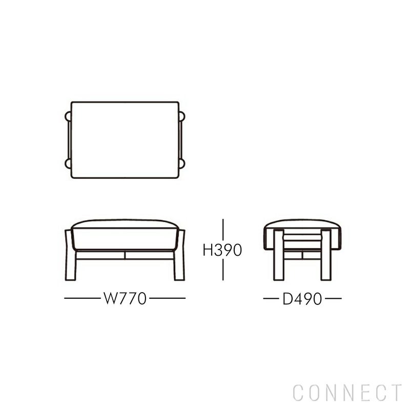 Karimoku New Standard（カリモク ニュースタンダード） / CASTOR SOFA （キャストールソファ）/ OTTOMAN / PURE OAK （オットマン / ピュアオーク） / Mode