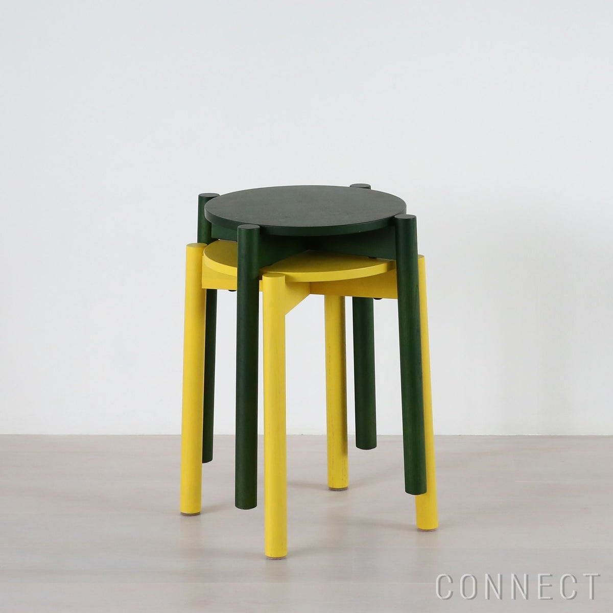 Karimoku New Standard（カリモク ニュースタンダード） / CASTOR STOOL PLUS / MOSS GREEN（キャストールスツールプラス / モスグリーン）