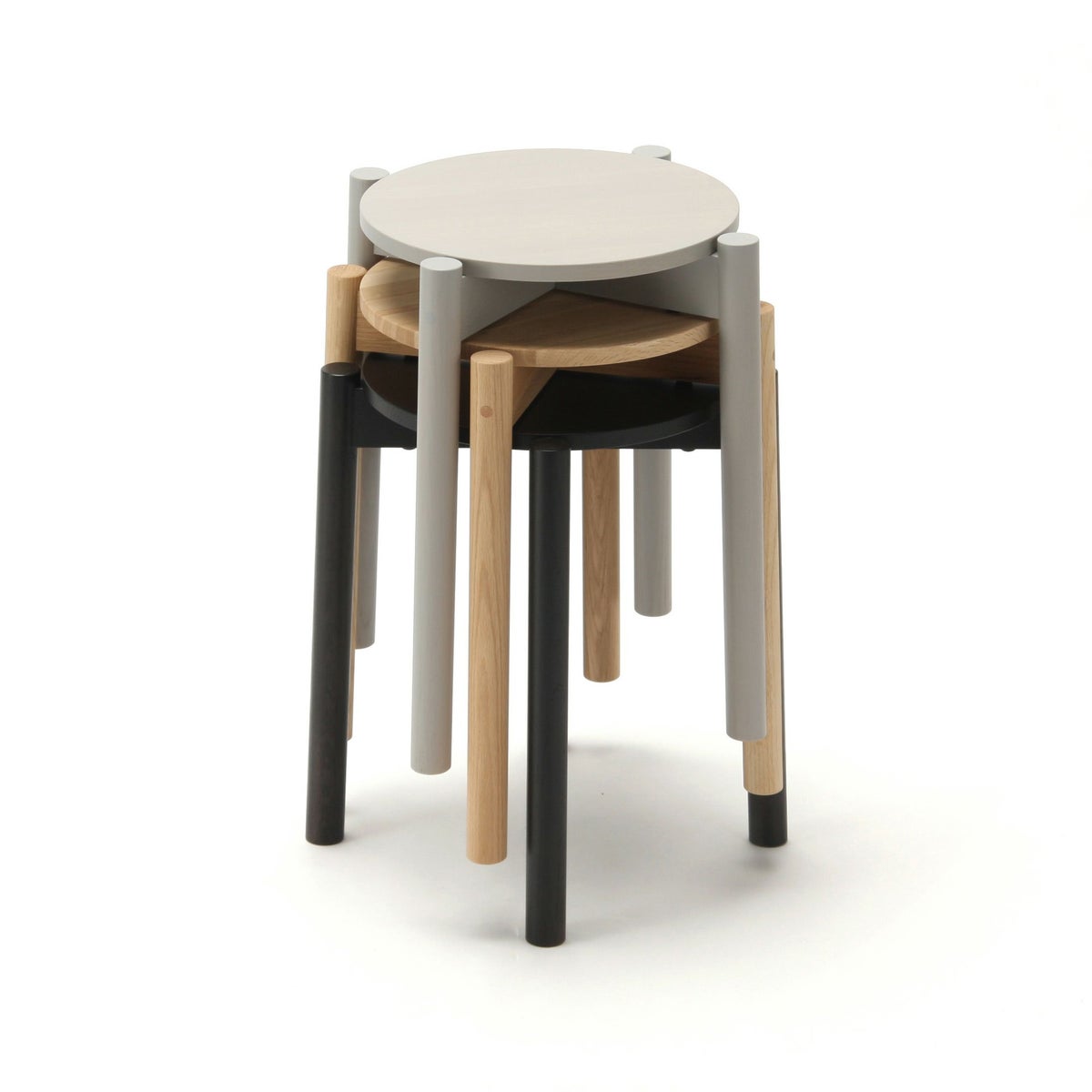 Karimoku New Standard（カリモク ニュースタンダード） / CASTOR STOOL PLUS / BLACK（キャストールスツールプラス / ブラック）