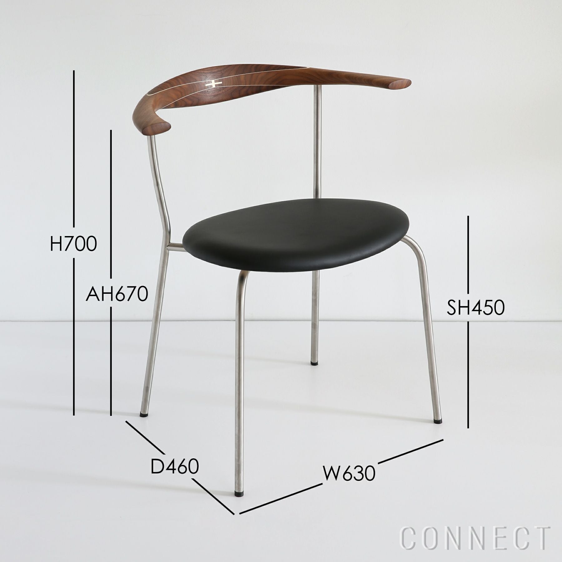 PP Mobler｜PP701 チェア ウォルナット材・オイルフィニッシュ｜PP