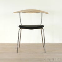 PP Mobler（PPモブラー） / PP701 チェア / アッシュ材・ソープフィニッシュ / エルモソフトレザー / ブラック