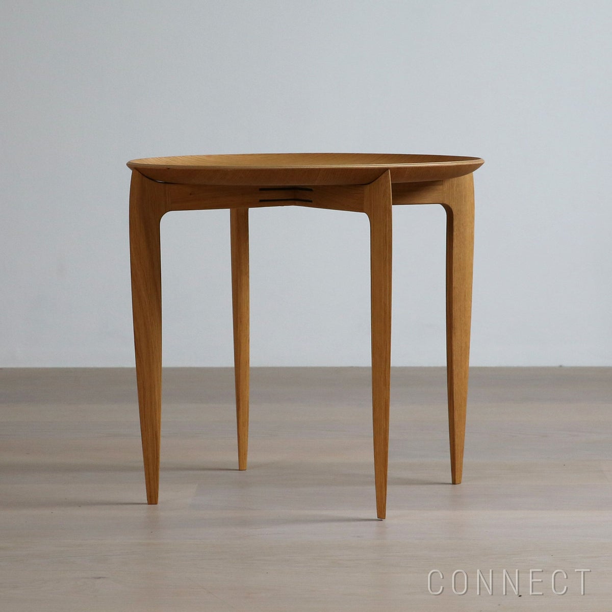 FRITZ HANSEN（フリッツ・ハンセン） / TRAY TABLE（トレイテーブル） / 折りたたみ式トレイテーブル / φ45cm / オーク