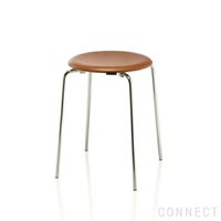 Fritz Hansen(フリッツ ハンセン) Arne Jacobsen アルネ・ヤコブセン /DOT ドットスツール / ワイルドレザー（旧エレガンスレザー）ウォルナット
