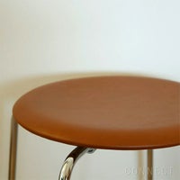 Fritz Hansen(フリッツ ハンセン) Arne Jacobsen アルネ・ヤコブセン /DOT ドットスツール / ワイルドレザー（旧エレガンスレザー）ウォルナット