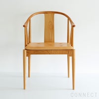 FRITZ HANSEN（フリッツ・ハンセン） / CHINA CHAIR（チャイナチェア） / チェリー（ラッカー仕上げ） / シートクッション：ナチュラルレザー