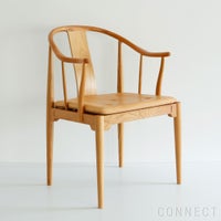 FRITZ HANSEN（フリッツ・ハンセン） / CHINA CHAIR（チャイナチェア） / チェリー（ラッカー仕上げ） / シートクッション：ナチュラルレザー