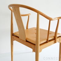 FRITZ HANSEN（フリッツ・ハンセン） / CHINA CHAIR（チャイナチェア） / チェリー（ラッカー仕上げ） / シートクッション：ナチュラルレザー