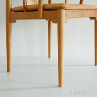 FRITZ HANSEN（フリッツ・ハンセン） / CHINA CHAIR（チャイナチェア） / チェリー（ラッカー仕上げ） / シートクッション：ナチュラルレザー