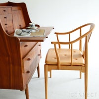 FRITZ HANSEN（フリッツ・ハンセン） / CHINA CHAIR（チャイナチェア） / チェリー（ラッカー仕上げ） / シートクッション：ナチュラルレザー