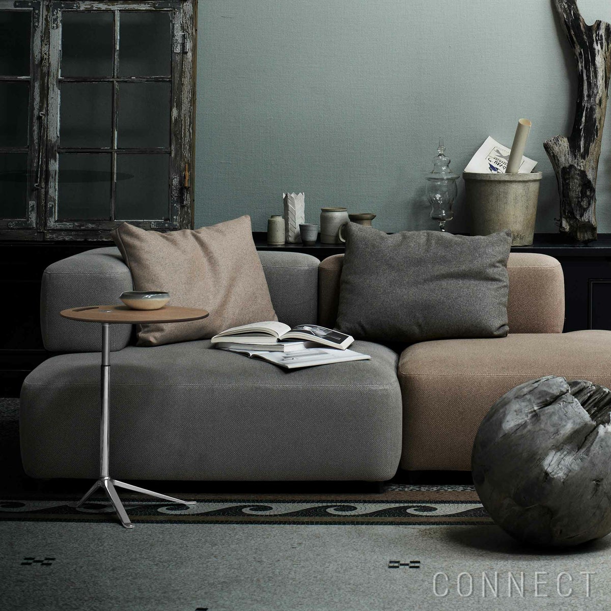 FRITZ HANSEN（フリッツ・ハンセン） / Little Friend（リトルフレンド） / KS11（丸天板・昇降式）/ オーク / ベース（ポリッシュ仕上げ） / サイドテーブル