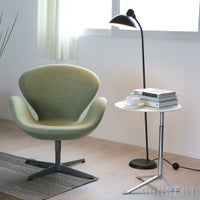 FRITZ HANSEN（フリッツ・ハンセン） / Little Friend（リトルフレンド） / KS11（丸天板・昇降式） / ホワイト / ベース（ポリッシュ仕上げ） / サイドテーブル