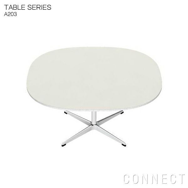 白の丸いテーブル Fritz HANSEN フリッツ・ハンセン（FRITZ HANSEN）SUPERCIRCULAR（スーパー円