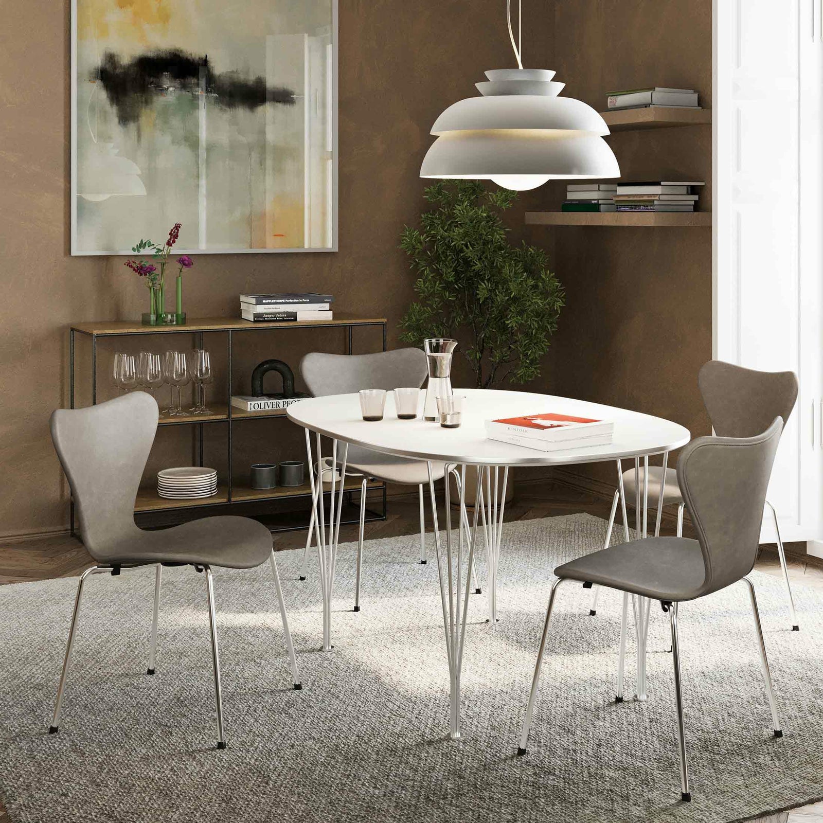 テーブルシリーズ スーパー楕円テーブル｜FRITZ HANSEN(フリッツ 