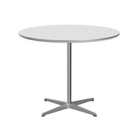 FRITZ HANSEN（フリッツ・ハンセン） / TABLE SERIES（テーブルシリーズ）A623 / 円テーブル / ホワイト / クローム脚 / Φ90cm【組立無料】