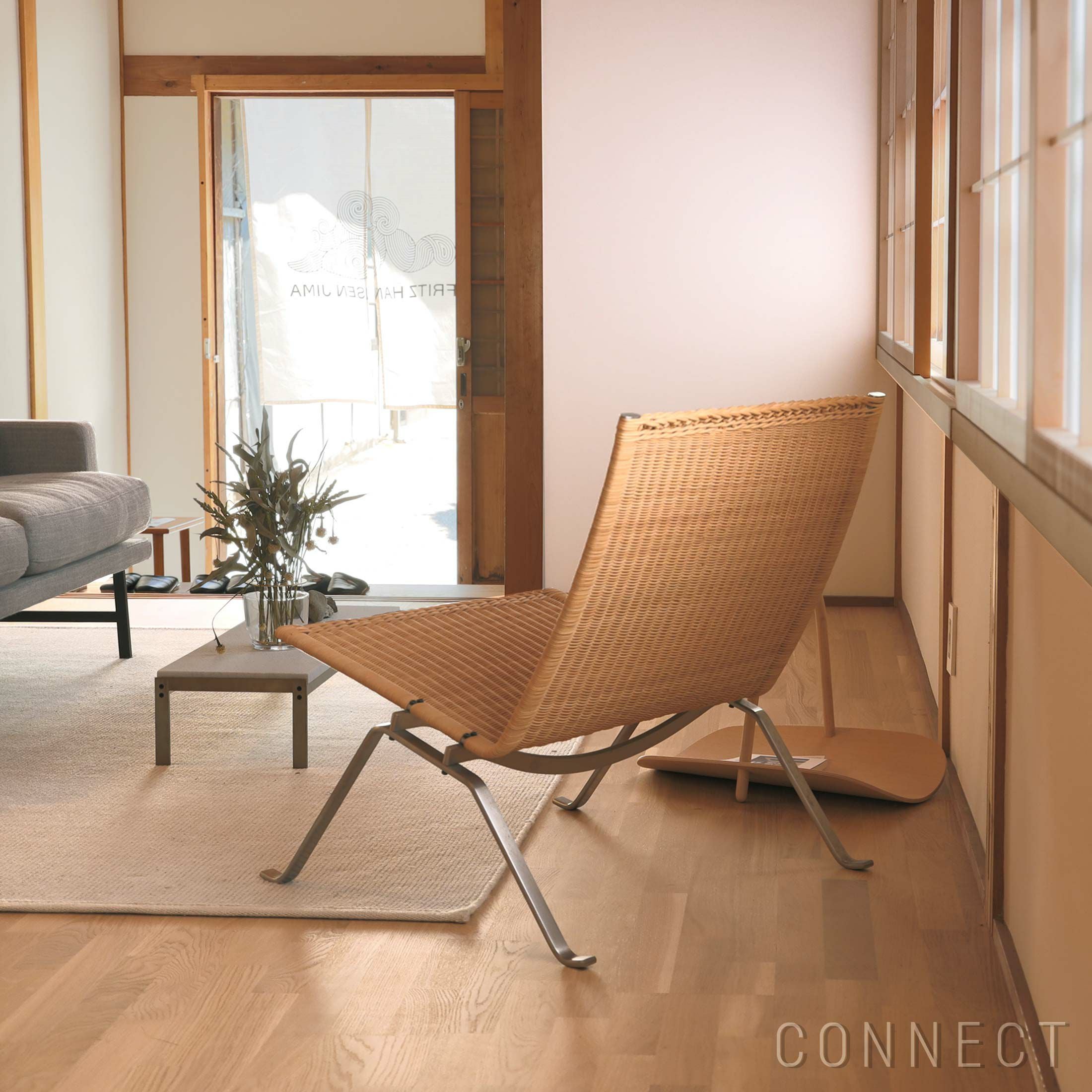 フリッツハンセン　pk22 リプロダクト　藤　ラタン　ヴィンテージ FRITZ HANSEN（フリッツ・ハンセン） / PK22（ピーケー22） / ラタン