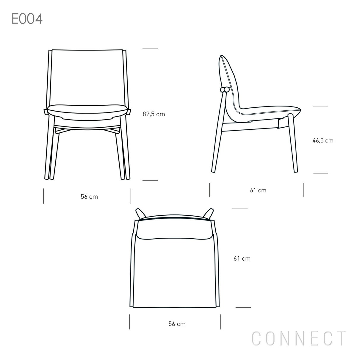 CARL HANSEN&SON （カールハンセン＆サン） E004 / EMBRACE CHAIR / オーク材・ブラック塗装 / THOR350