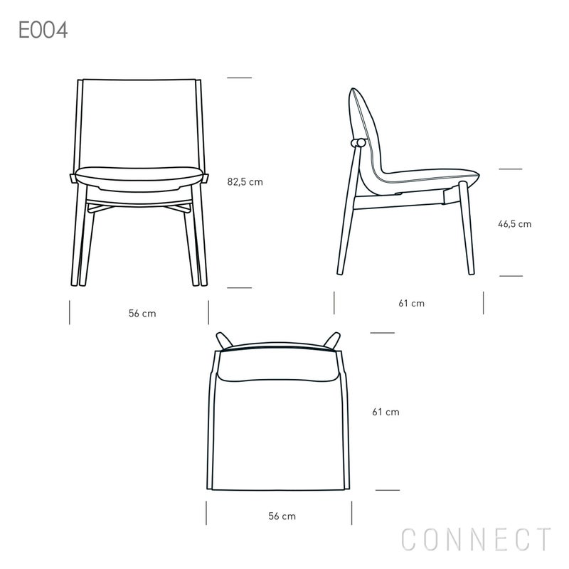 CARL HANSEN&SON （カールハンセン＆サン） E004 / EMBRACE CHAIR / オーク材・ブラック塗装 / THOR350