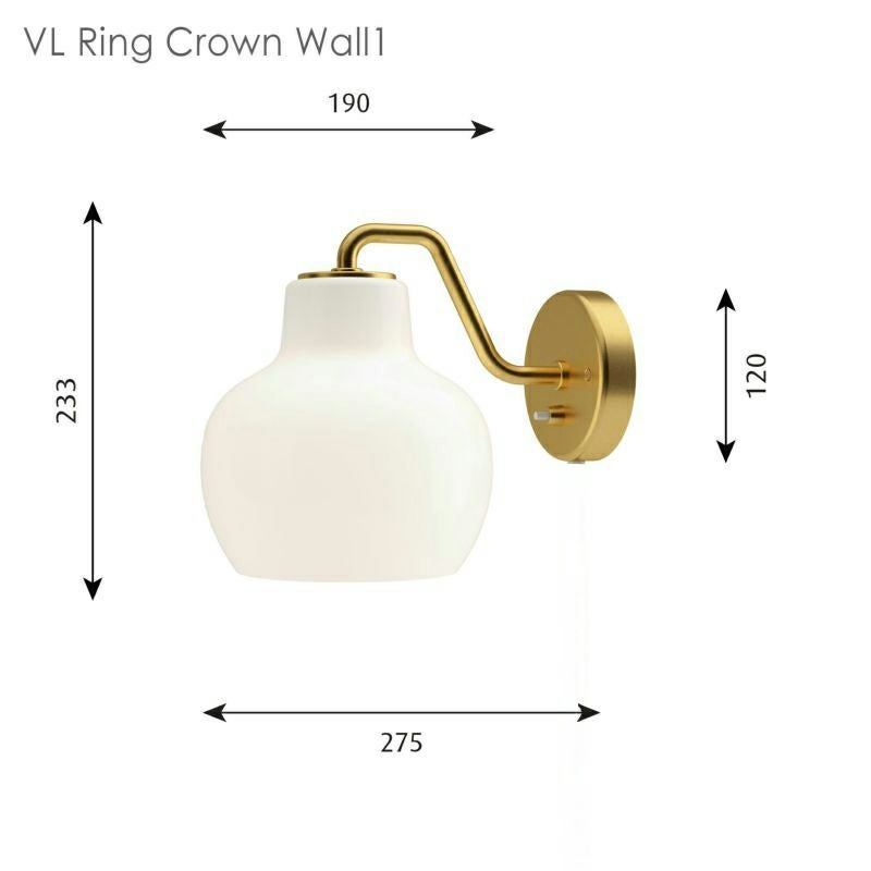 Louis Poulsen（ルイスポールセン） / VL Ring Crown Wall（リング