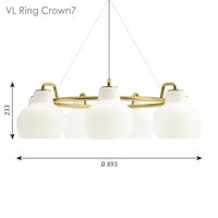 louis poulsen(ルイスポールセン) / VL Ring Crown 7（リングクラウン）ペンダントライト / 7灯