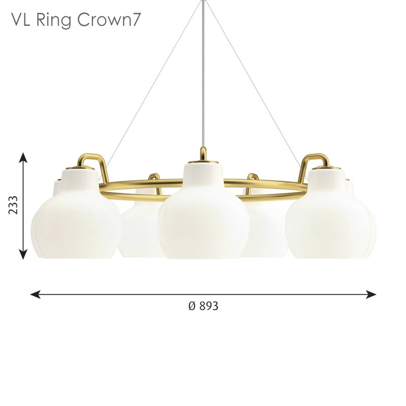 louis poulsen(ルイスポールセン) / VL Ring Crown 7（リングクラウン）ペンダントライト / 7灯