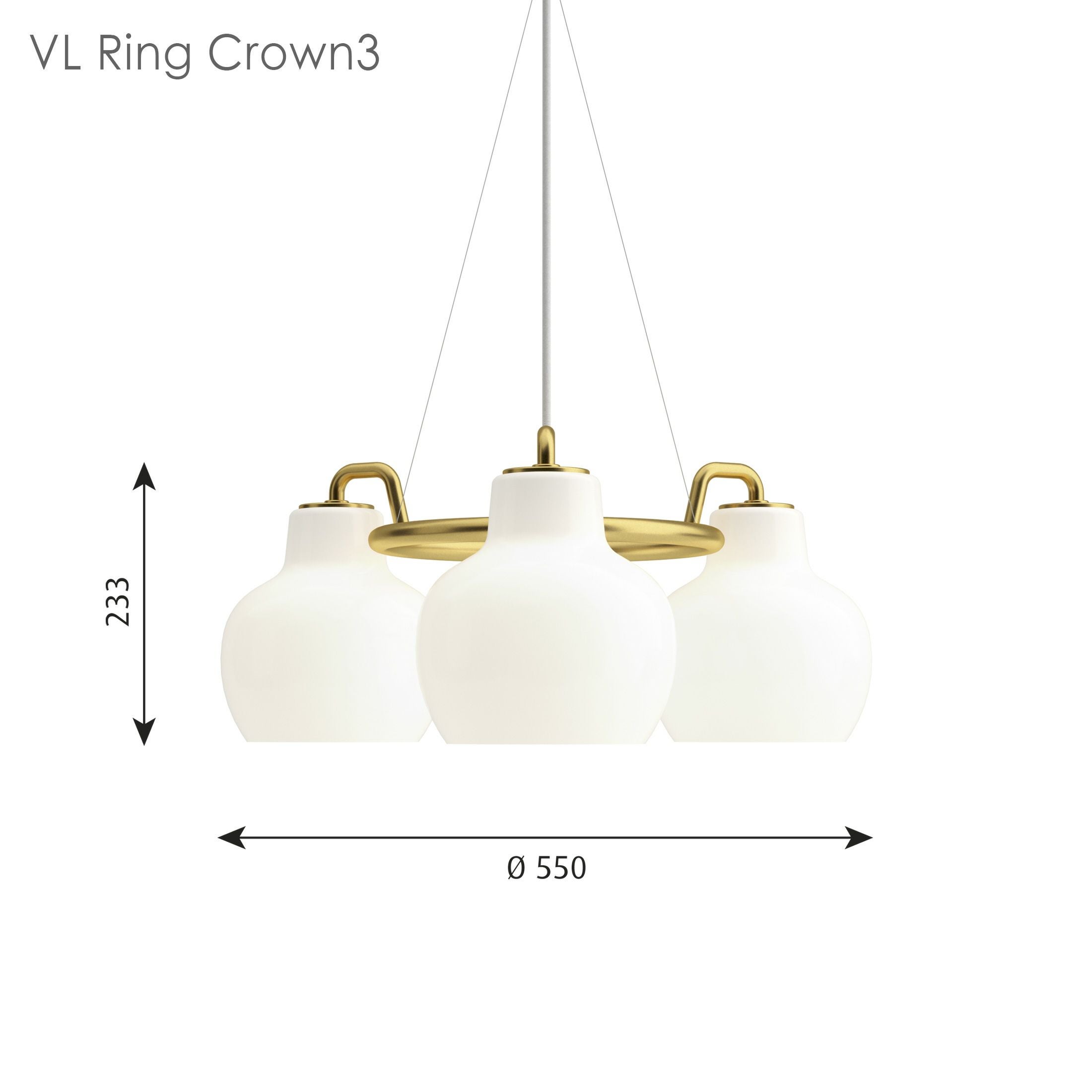 Louis Poulsen（ルイスポールセン） / VL Ring Crown 3（リング