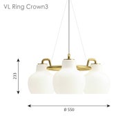 louis poulsen(ルイスポールセン) / VL Ring Crown 3（リングクラウン）ペンダントライト / 3灯
