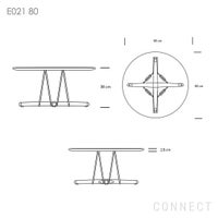 CARL HANSEN&SON （カールハンセン＆サン） E021 / EMBRACE LOUNGE TABLE / オーク材・オイル仕上げ / φ80cm