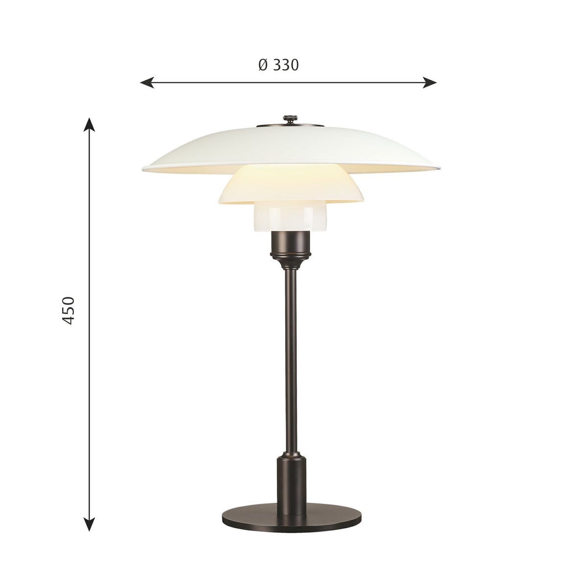 Louis Poulsen(ルイスポールセン)/　PH 3 1/2-2 1/2 Table