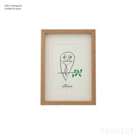 【 数量限定 】山口一郎  シルクスクリーン 「フクロウ」/ アートポスター / ポストカードサイズ